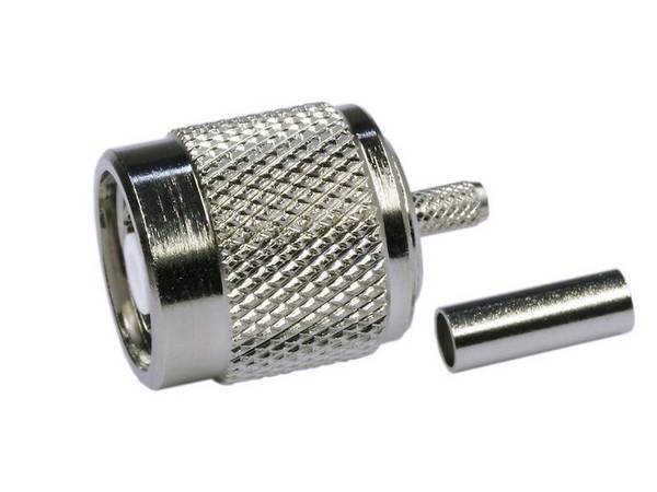 Telegärtner J01010R0001 R-TNC-Crimpstecker für RG-316/U