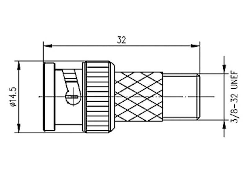 Telegärtner J01008A0023 Adapter BNC-Stecker / F-Buchse-3