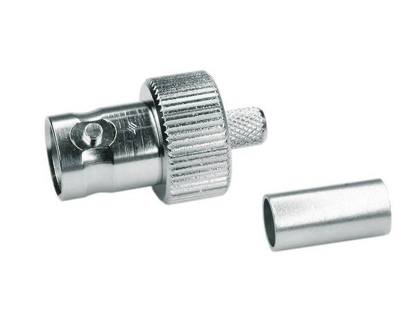 Telegärtner J01003A1369 BNC-Kabelbuchse 75 Ohm für RG-59B/U crimp