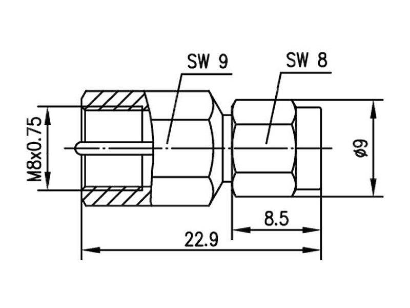 Telegärtner J01703A0009 Adapter FME-Stecker / SMA-Stecker-3
