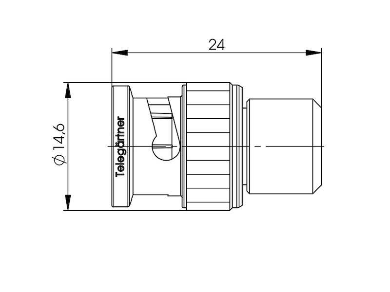 Telegärtner J01006A0020 BNC-Abschlusswiderstand 50 Ohm-3