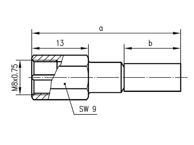 Telegärtner J01700A0009 FME-Crimpstecker G30 (1.5/3.8)-1