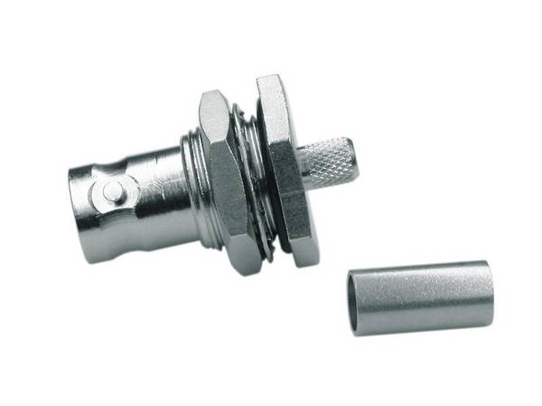 Telegärtner J01003A1348Z BNC-Kabeleinbaub. 75 Ohm für RG-59B/U crimp einzeln verpackt
