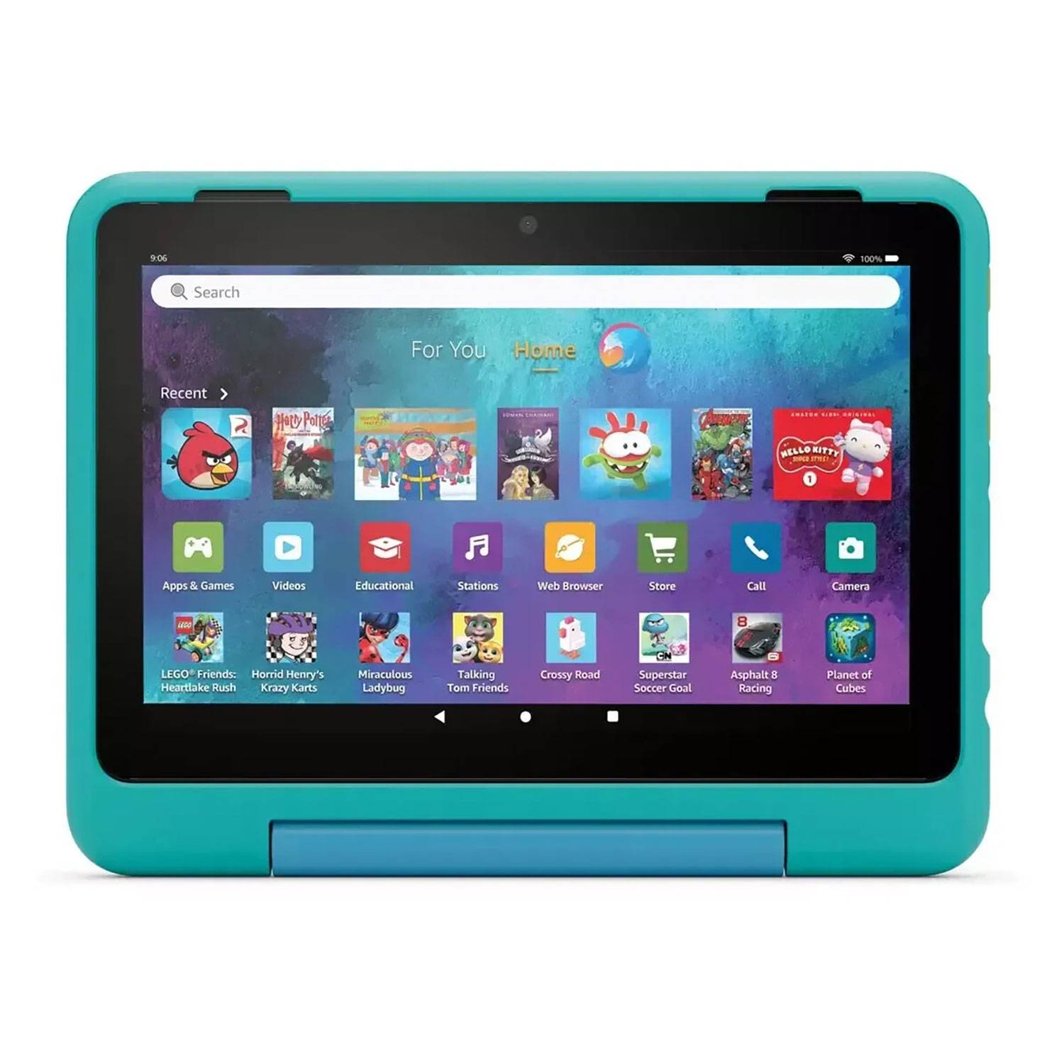 Amazon Fire HD 8 Kids Pro-Tablet (2024) 32 GB Blaugrün-0