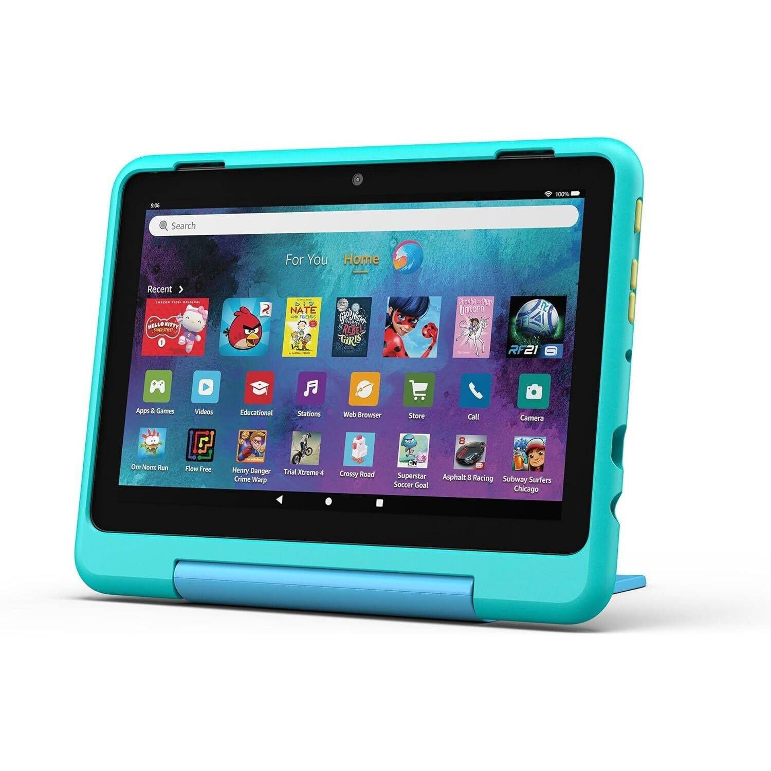 Amazon Fire HD 8 Kids Pro-Tablet (2024) 32 GB Blaugrün-1