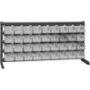 Kleinteile-Lagerregal ECO mit Sichtlagerkästen HxT 480 x 200 mm. Dinzl Ordnungstechnik GmbH 80699449