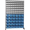 Kleinteile-Lagerregal ECO mit Sichtlagerkästen HxT 1580 x 235 mm. Dinzl Ordnungstechnik GmbH 80699349