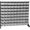 Kleinteile-Lagerregal ECO mit Sichtlagerkästen HxT 900 x 200 mm. Dinzl Ordnungstechnik GmbH 80699549