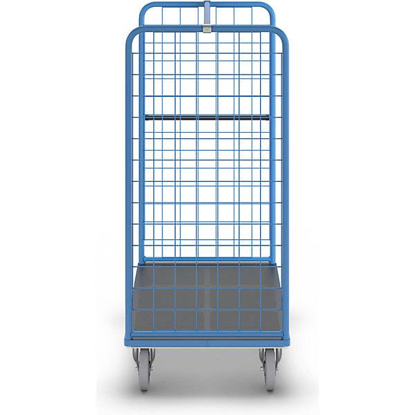 Etagenwagen mit Gitter-Seitenwänden mit Zentralstopp Ladefläche 1175 x 800 mm. TAKKT Industrial & Packaging-2