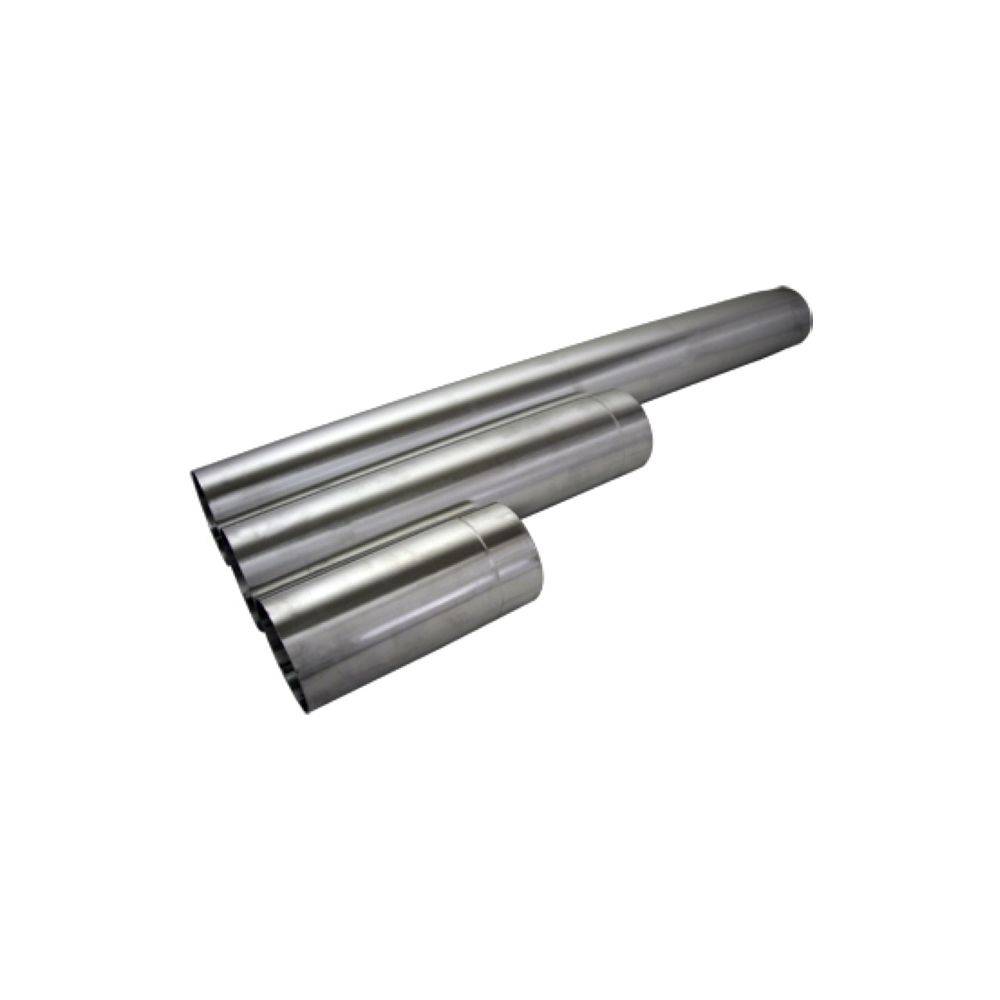 Bertrams Abgasrohr aus Aluminium DN 60 Länge 1000mm gefalzt-1