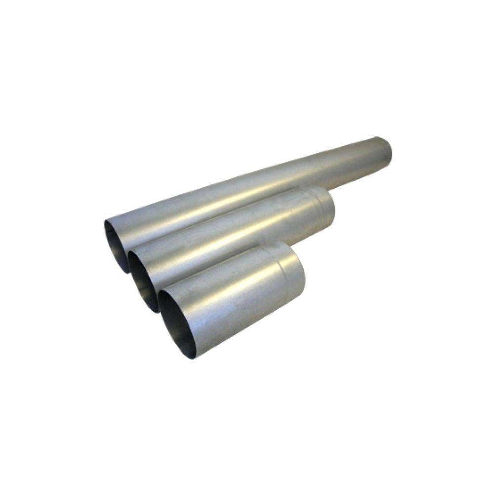Bertrams Rauch- und Abgasrohr zylindrisch gefalzt FAL Länge 500mm DN 200-1
