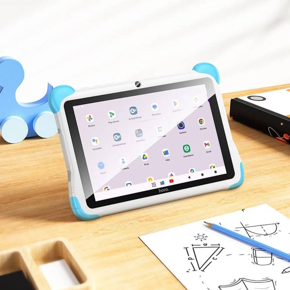 Tablet für Kinder 8-Zoll-HD, 4000 mAh, mit Androidsystem 14, 3 GB/32 GB Blau-2