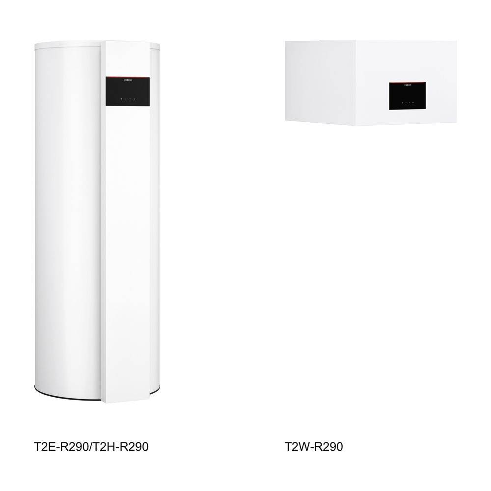 Viessmann Vitocal 262-A T2H Warmwasser-Wärmepumpe Innenaufstellung, R290, 1,8kW, 230V, Zapfprofil XL-0