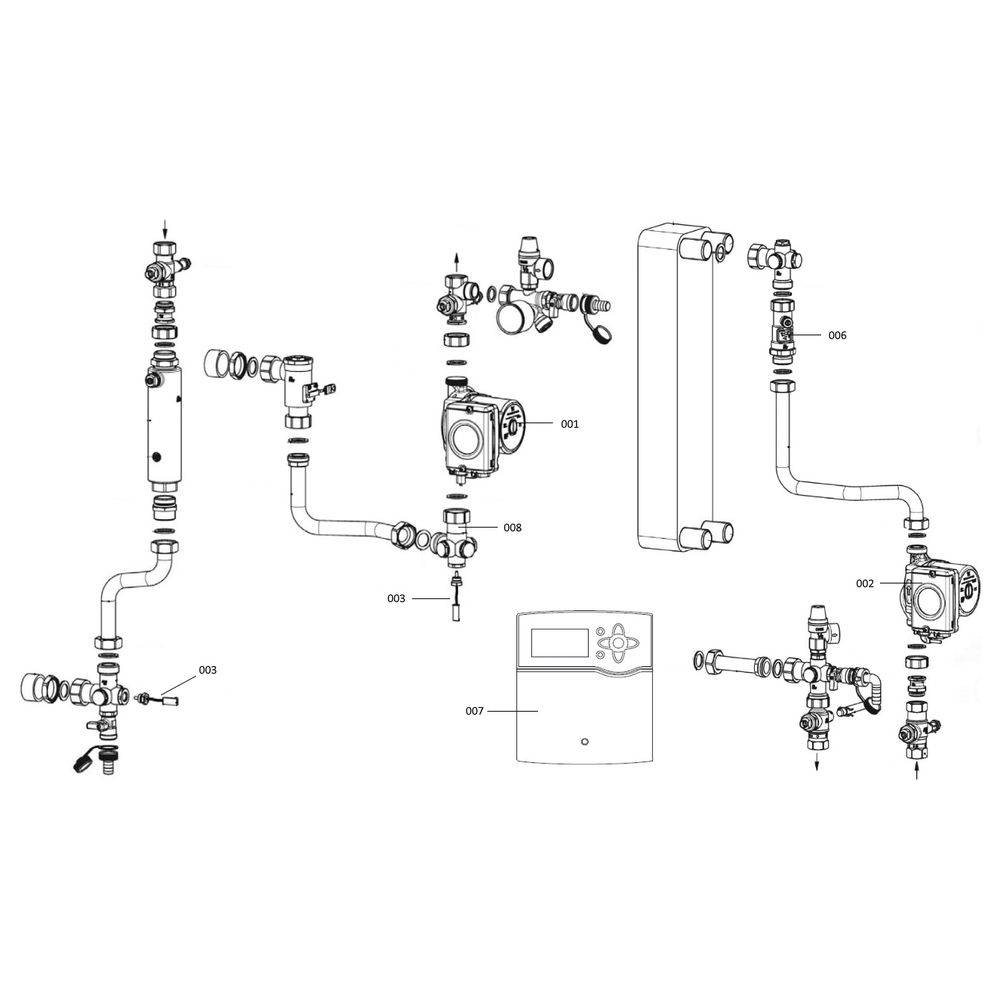 Viessmann Solare Übertragungsstation Midi HZ DN 20, 50m2, 7539803-0