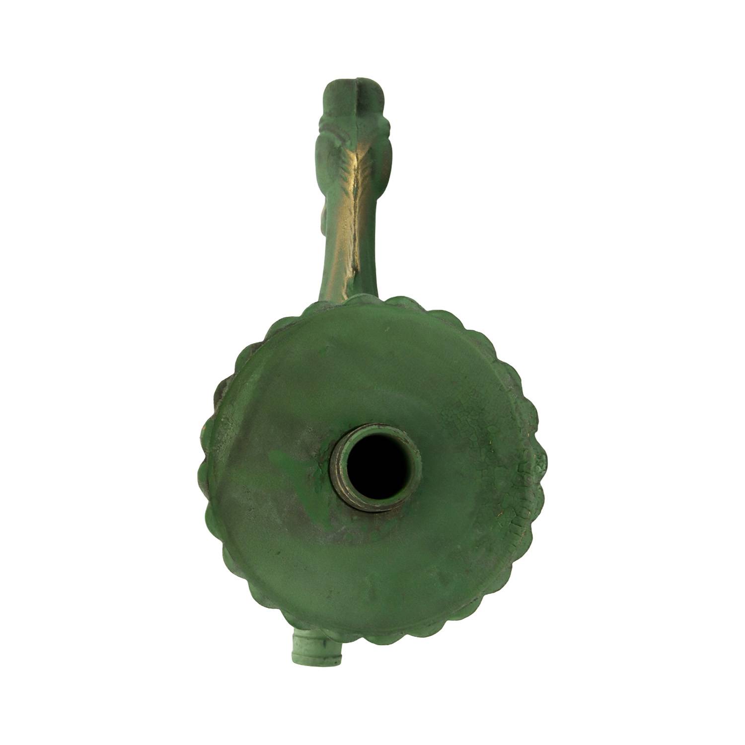 Auslaufhahn Nostalgie 1/2" AG Messing Pferd mit Schlauchtülle-4