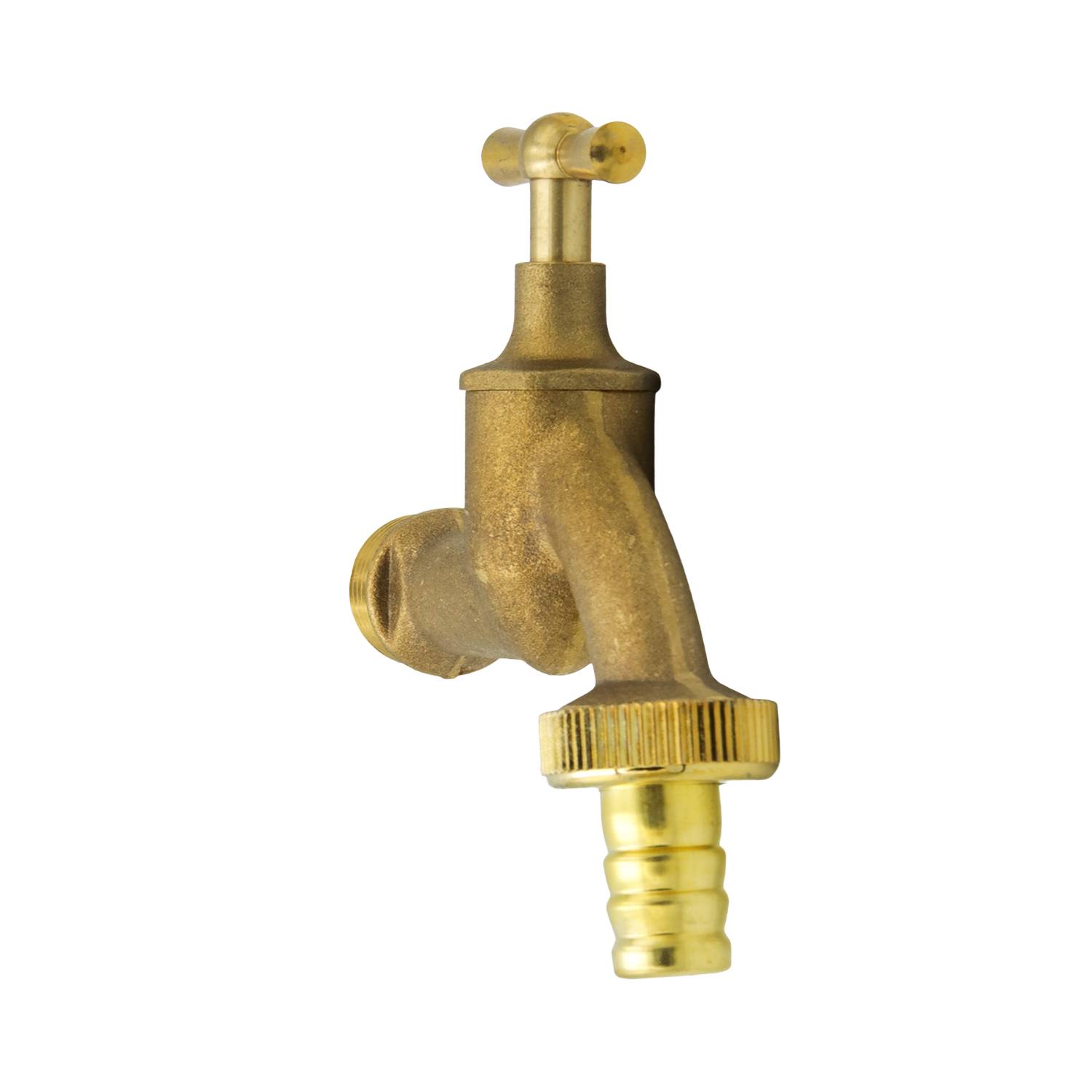 Ventilauslaufhahn 1/2" Anschluss x 3/4" Abgang mit 14mm Schlauchtülle-1