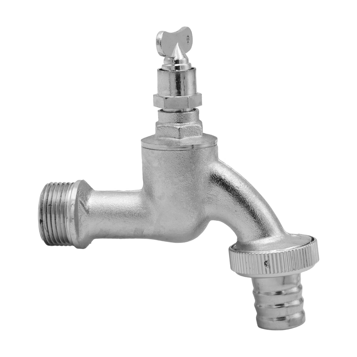 Ventilauslaufhahn 3/4" Anschluss x 1" Abgang mit 20mm Schlauchtülle-0
