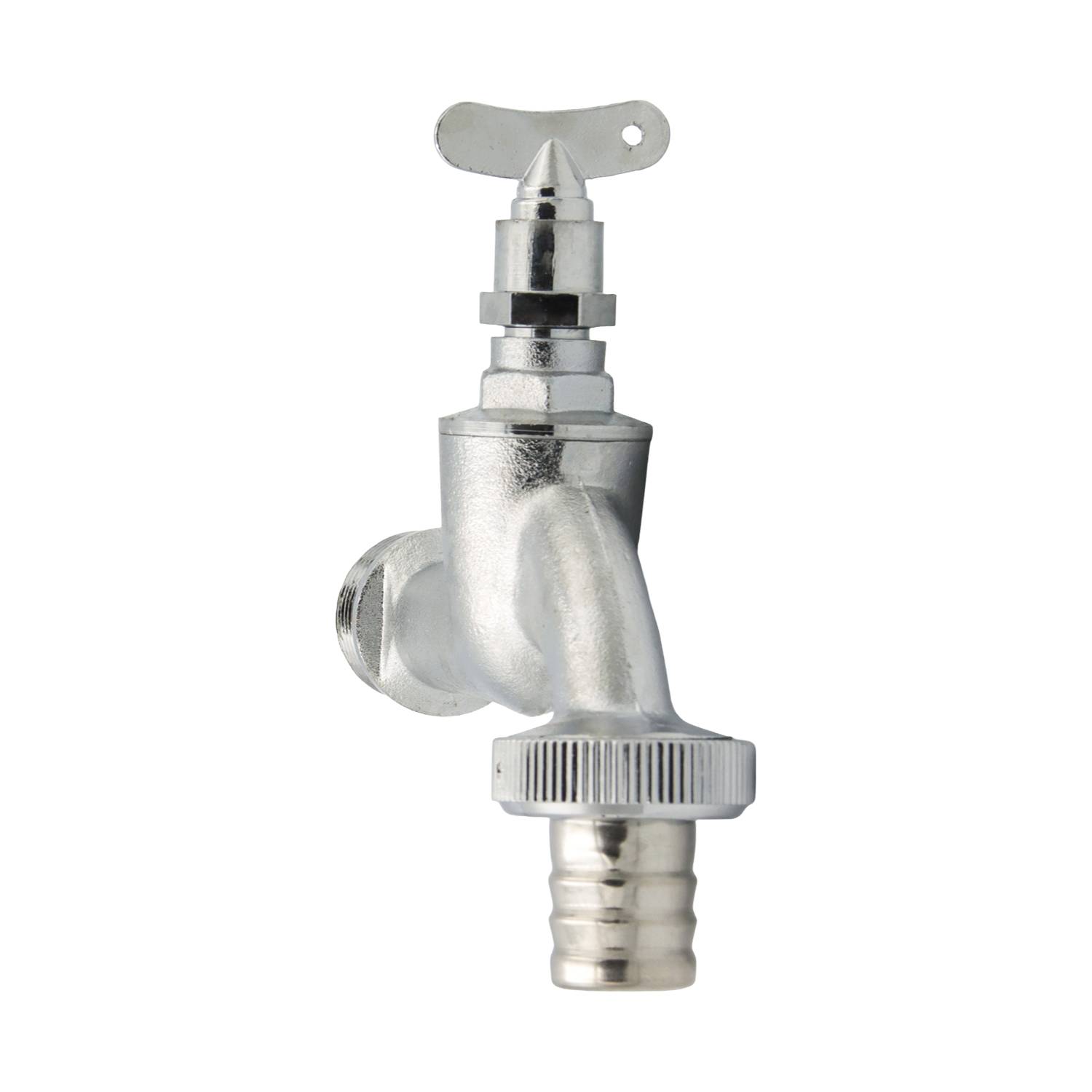 Ventilauslaufhahn 3/4" Anschluss x 1" Abgang mit 20mm Schlauchtülle-1