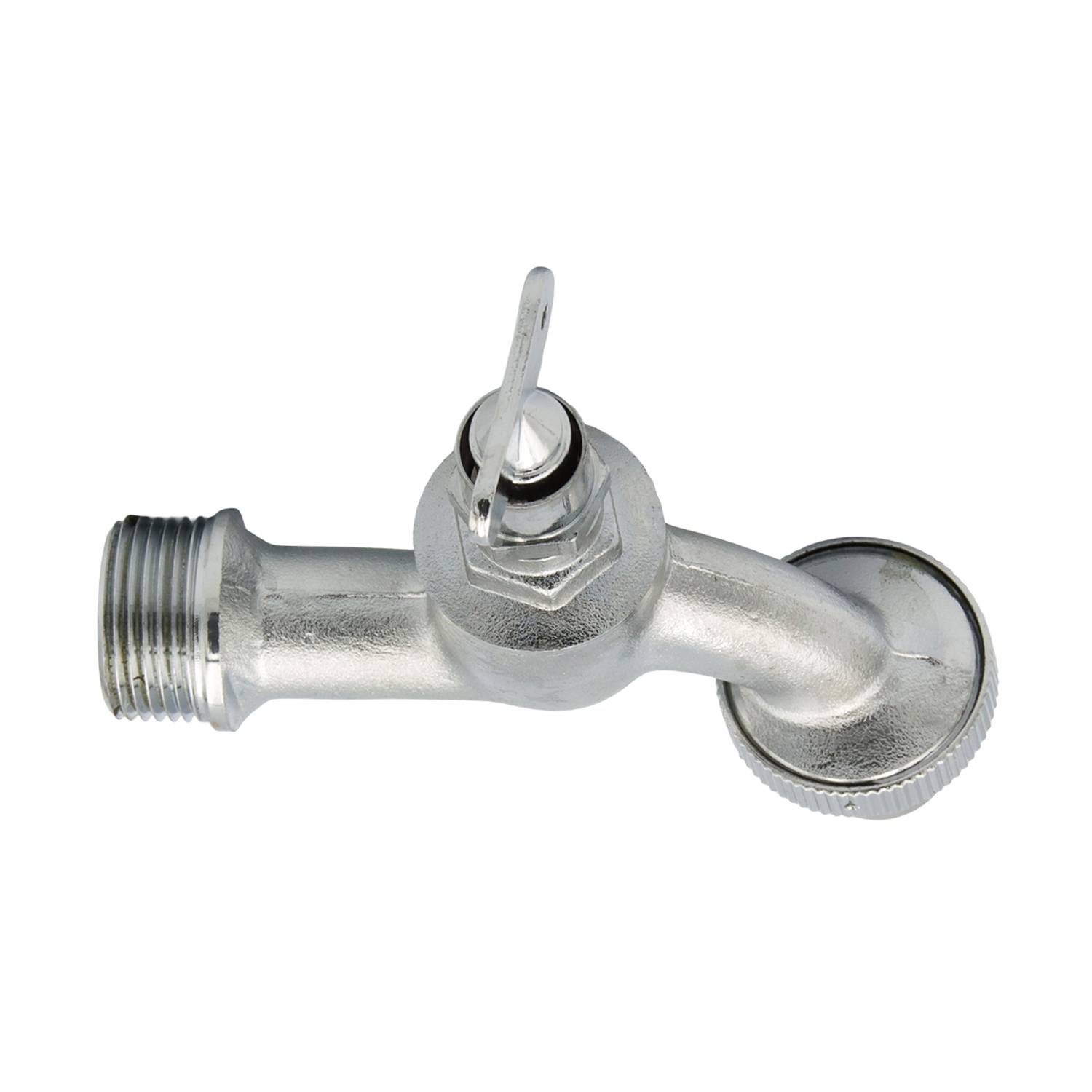 Ventilauslaufhahn 3/4" Anschluss x 1" Abgang mit 20mm Schlauchtülle-2