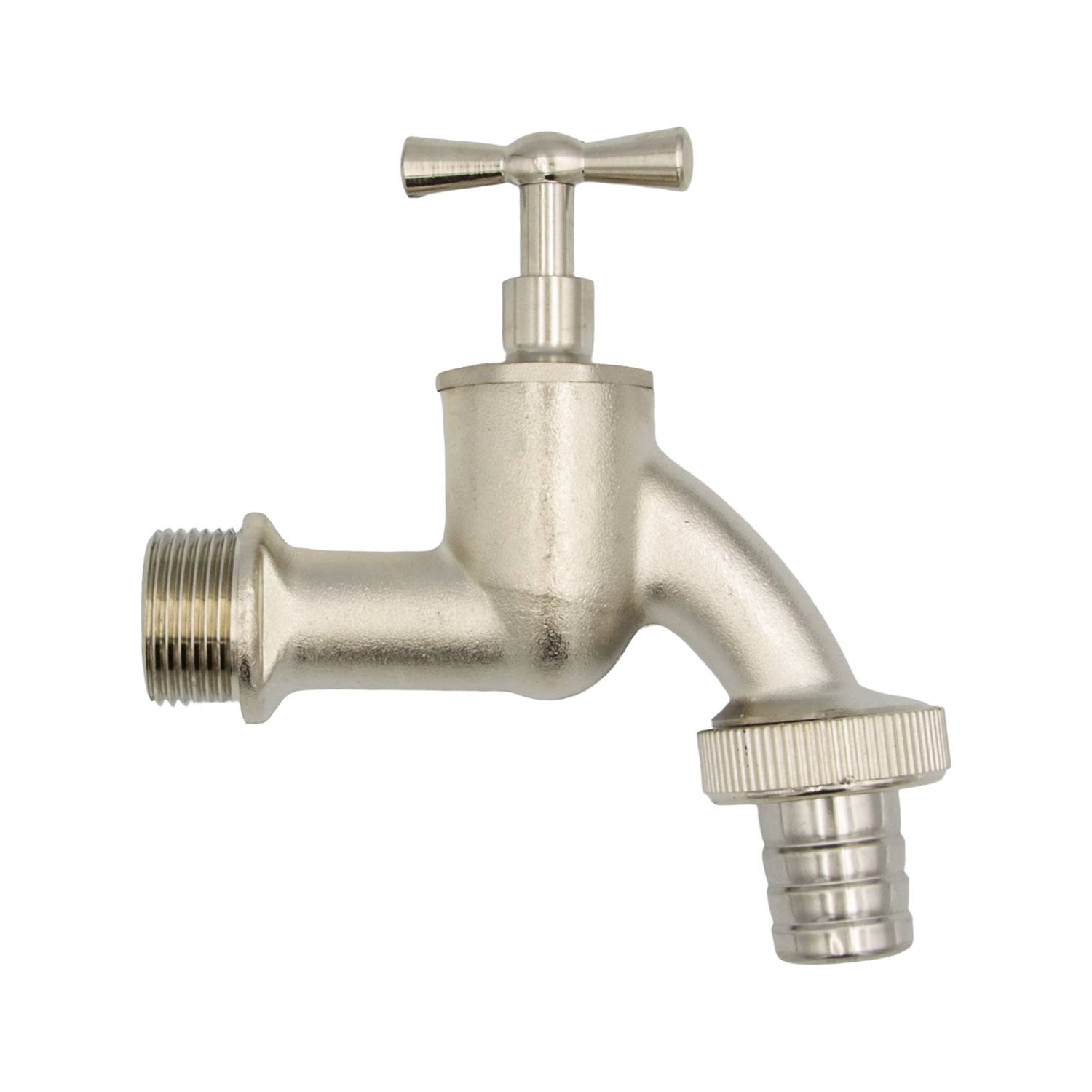 Messing Ventilauslaufhahn Wasserhahn 3/4 Zoll DN20 mit Schlauchtülle-1