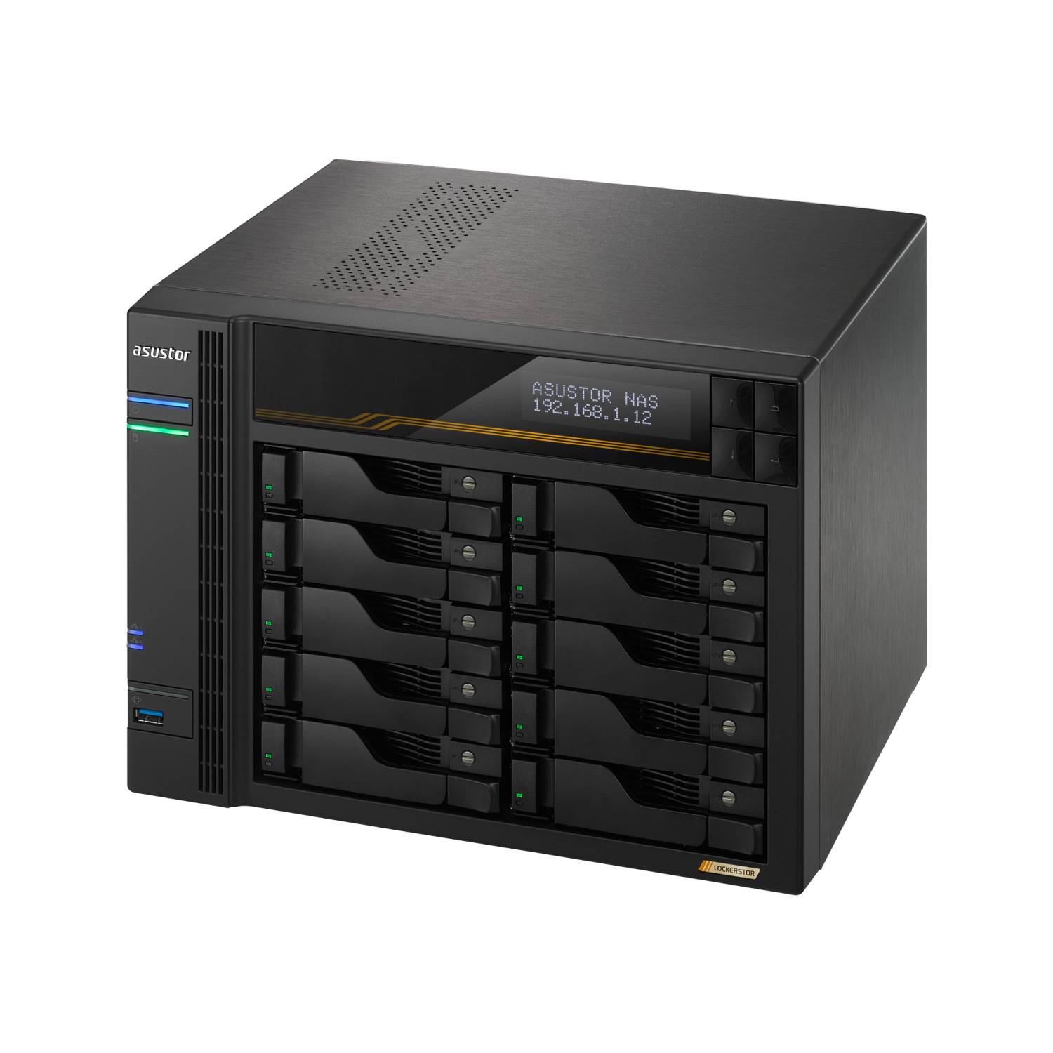 Lockerstor 10 Gen3 AS6810T - NAS-Server - 10 Schächte - SATA 6Gb/s / PCIe 4.0 (N-0