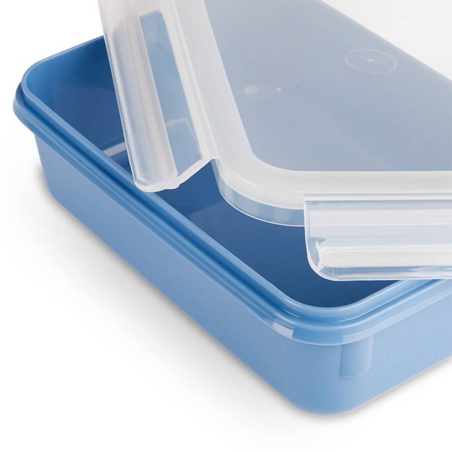 EMSA Clip & Close, Box, Rechteckig, 2,2 l, Blau, Polypropylen (PP), Thermoplastisches Elastomer (TPE), Deutschland-2