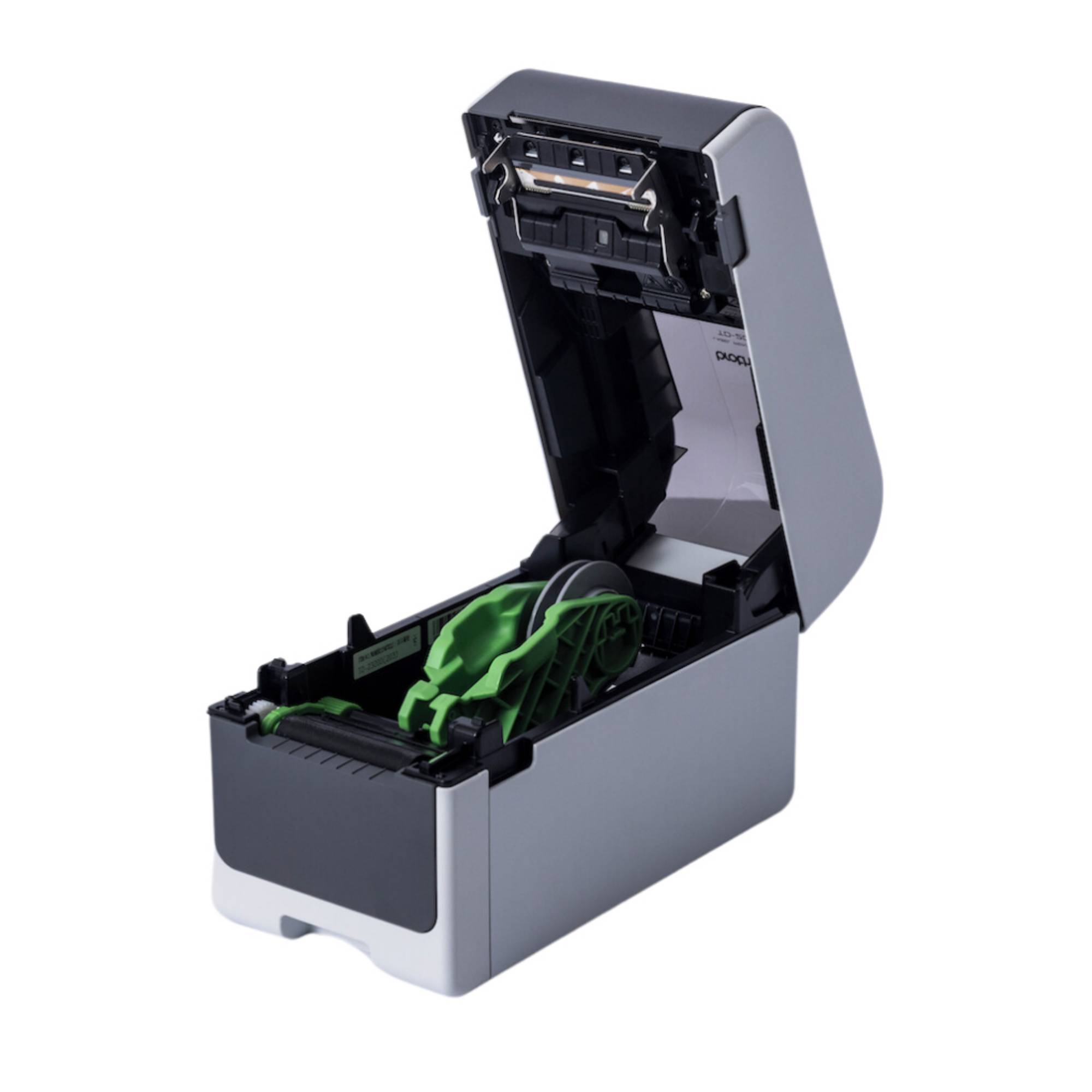 Brother TD-2350D203, Thermodirektdrucker, 203dpi, 2-Zoll, ser.-, USB-, LAN-, WLAN-, BT-Port, LCD Display, optionales-4