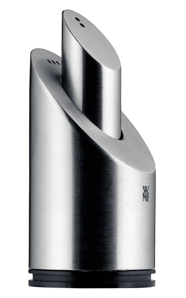 WMF Basic Two in One Salz- und Pfefferstreuer 4.5 cm silber