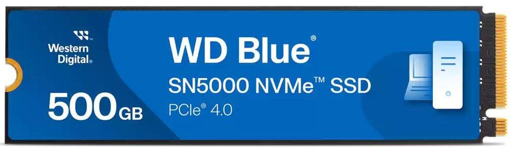 Western Digital WD Blue SN5000 NVMe SSD 500 GB WDS500G4B0E-0
