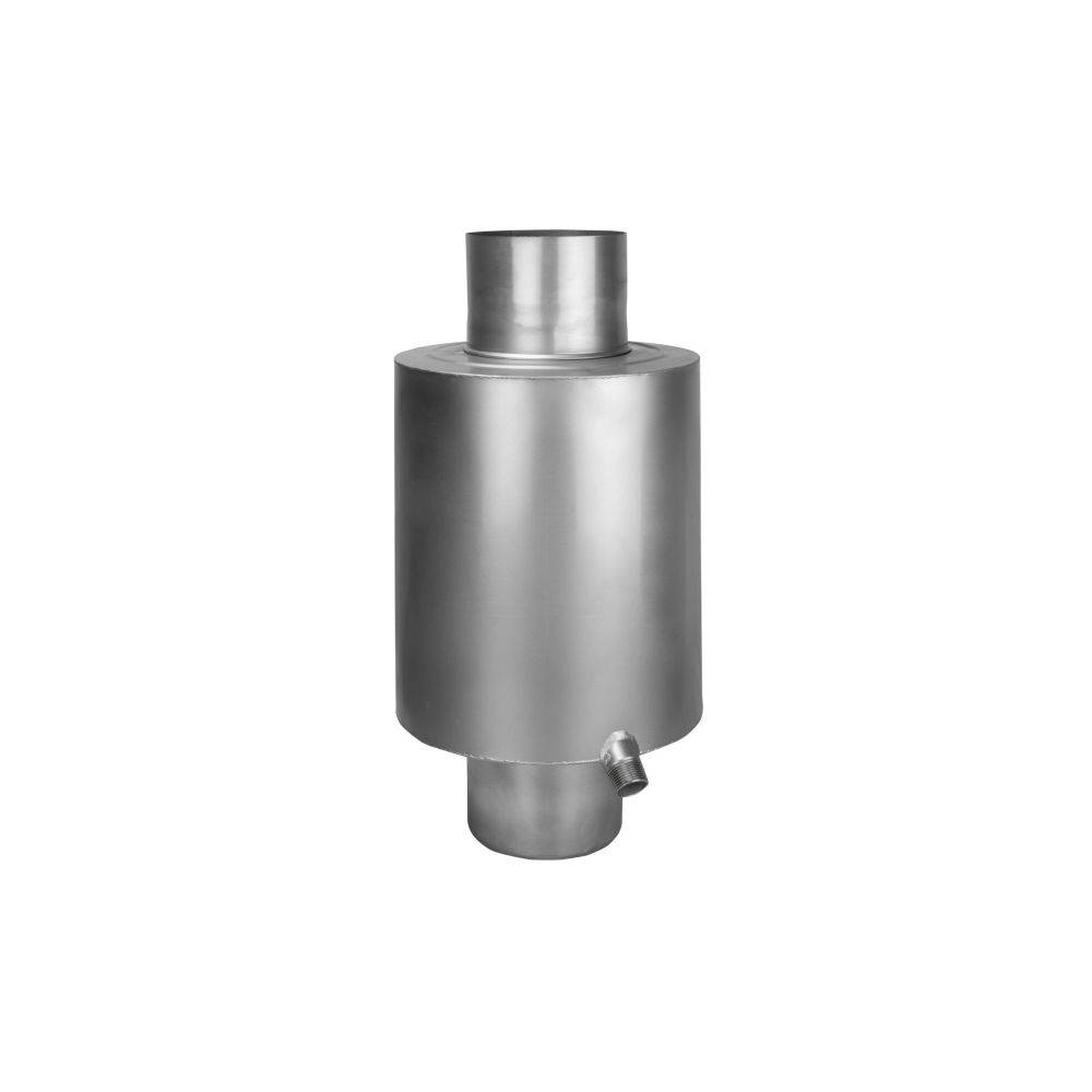 Bertrams Abgasschalldämpfer aus Edelstahl DN 130 Dämpfung 15 dB(A) Installationslänge 390mm-0