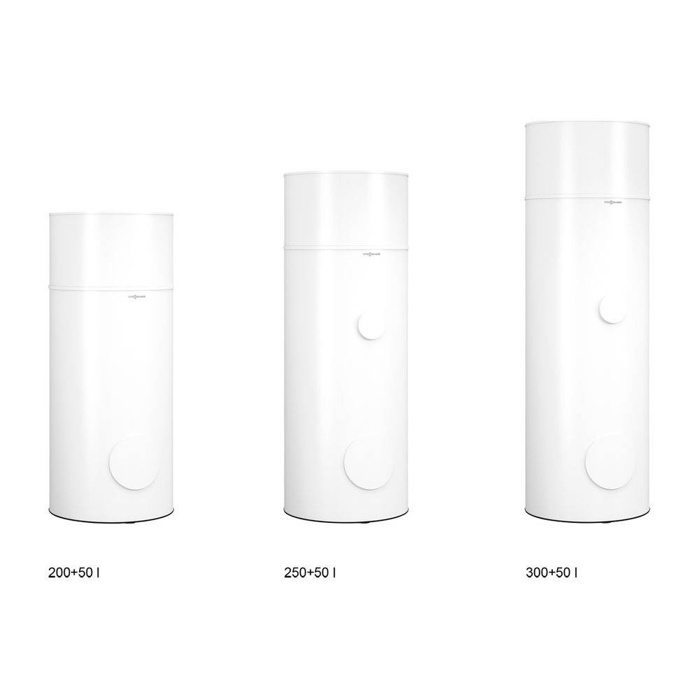 Viessmann Vitocell Modular 100-VE Speicher-Wassererwärmer CVWC 300l und Pufferspeicher MSCA 50l Vitopearlwhite-0