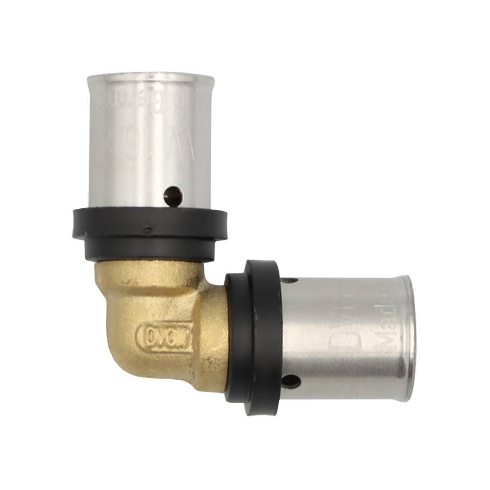 Pipetec Pressfitting Winkel 16x2 mm 90° Alu Mehrschicht Verbundrohr-1