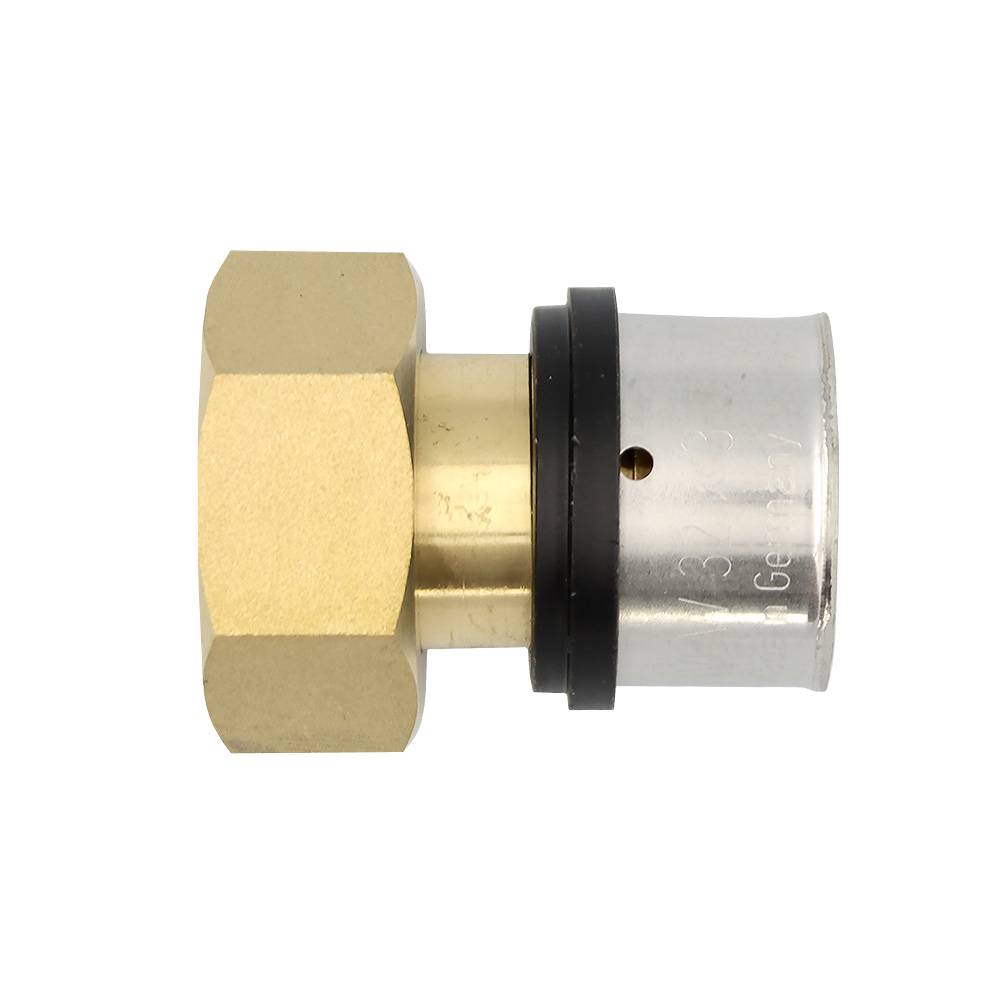 Pressfitting Verschraubung Übergang 32x3 mm 1 Zoll IG TH Kontur-0