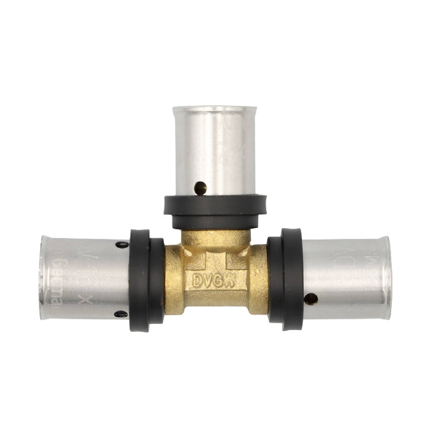 Pipetec Pressfitting T-Stück 16x2 mm Alu-Mehrschicht-Verbundrohr-2