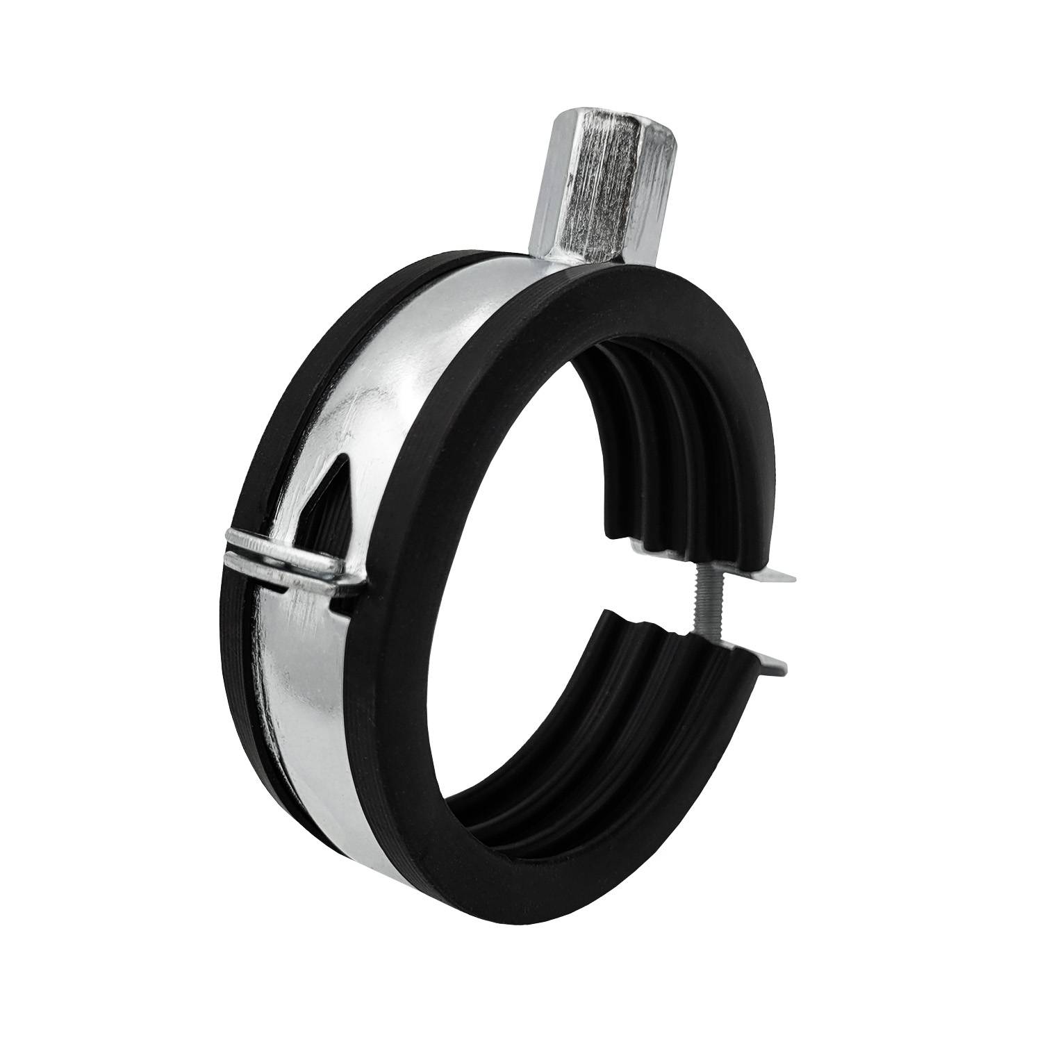 10x Stahl Rohrschelle 57-61 mm 2 Zoll Rohrhalter Rohrhalterung Rohrbefestigung-2
