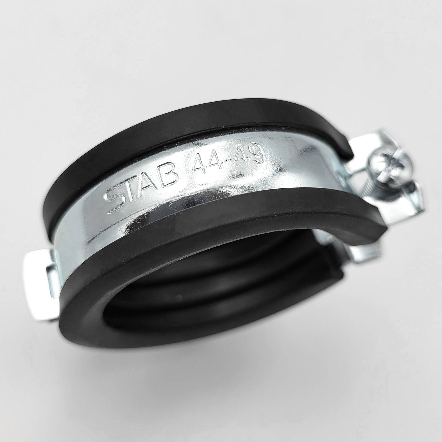 10x Stahl Rohrschelle 44 - 49 mm Rohrhalter Rohrhalterung Rohrbefestigung-1
