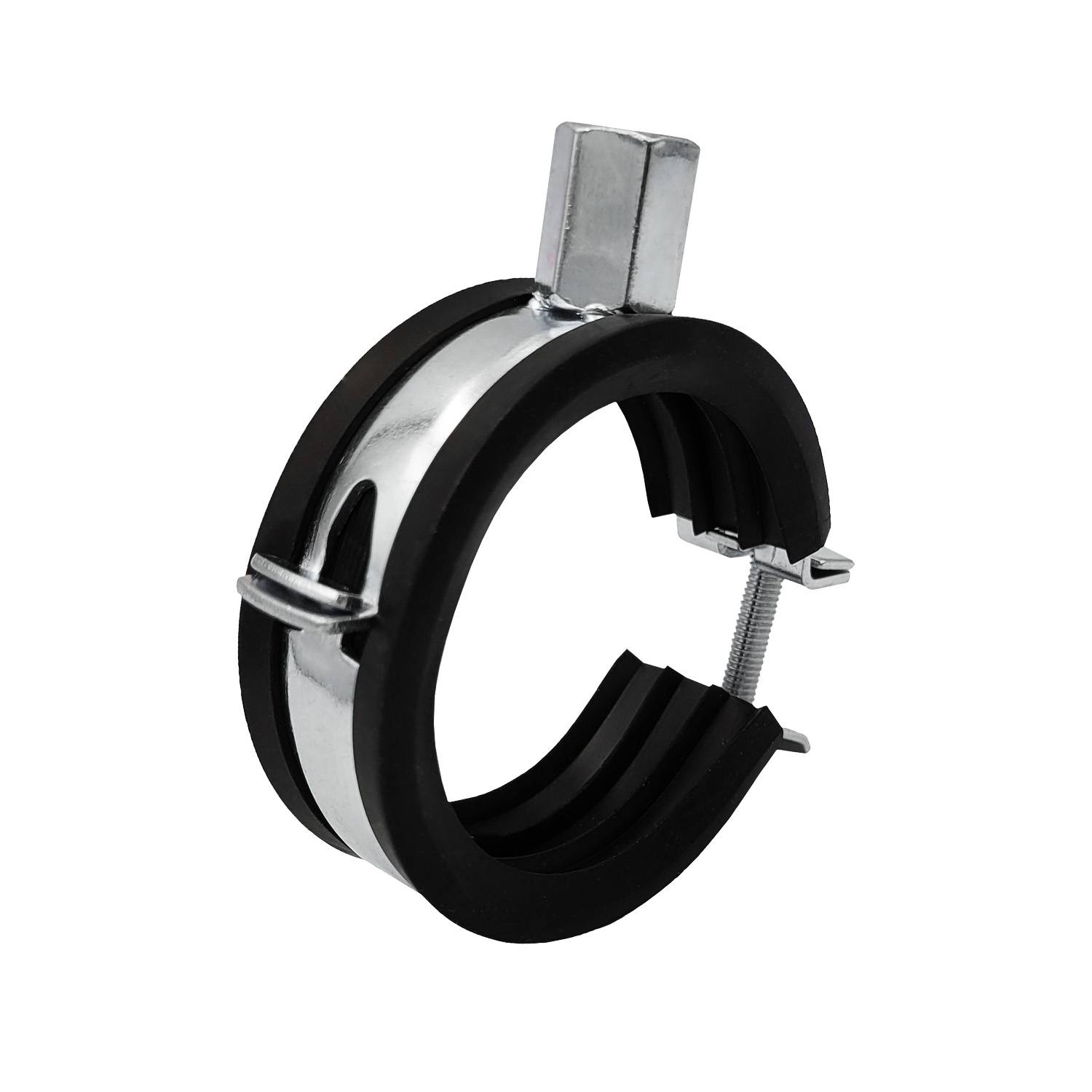 10x Stahl Rohrschelle 44 - 49 mm Rohrhalter Rohrhalterung Rohrbefestigung-3