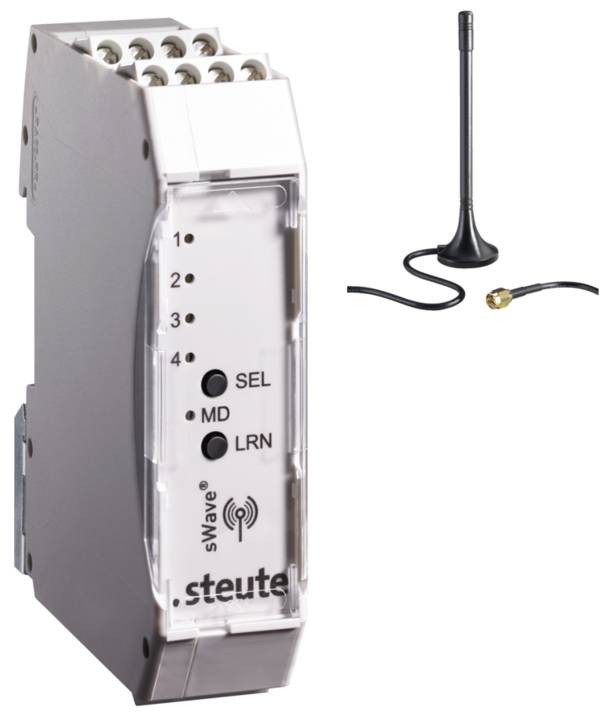 STEUTE RF Rx SW868-4S 24VDC - SET Funk-Empfänger und Funk-Repeater, Artikel-Nr.: 1373201