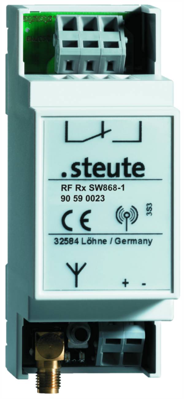 STEUTE RF Rx SW868-1W 24 VAC/DC Funk-Empfänger und Funk-Repeater, Artikel-Nr.: 1190427
