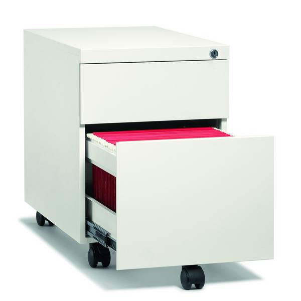 Rollcontainer 1xSchub 1xHR 39x55x59cm ws