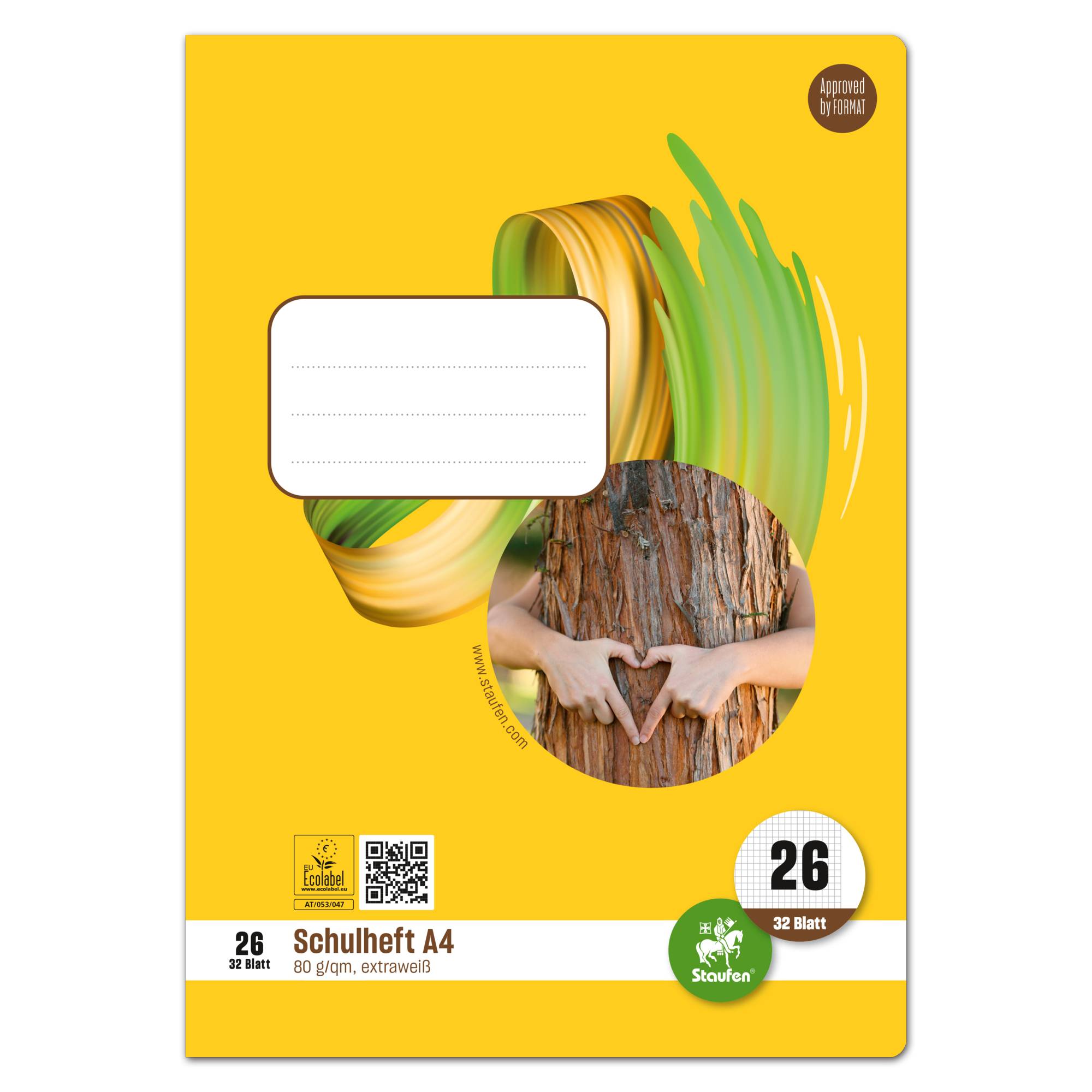 Staufen Schulheft Style 040432026 A4 80g 32Bl Lin26 kar-0