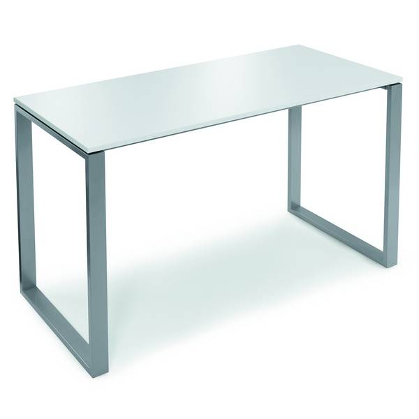 Stehtisch 160x80x110cm Gestell si Platte ws