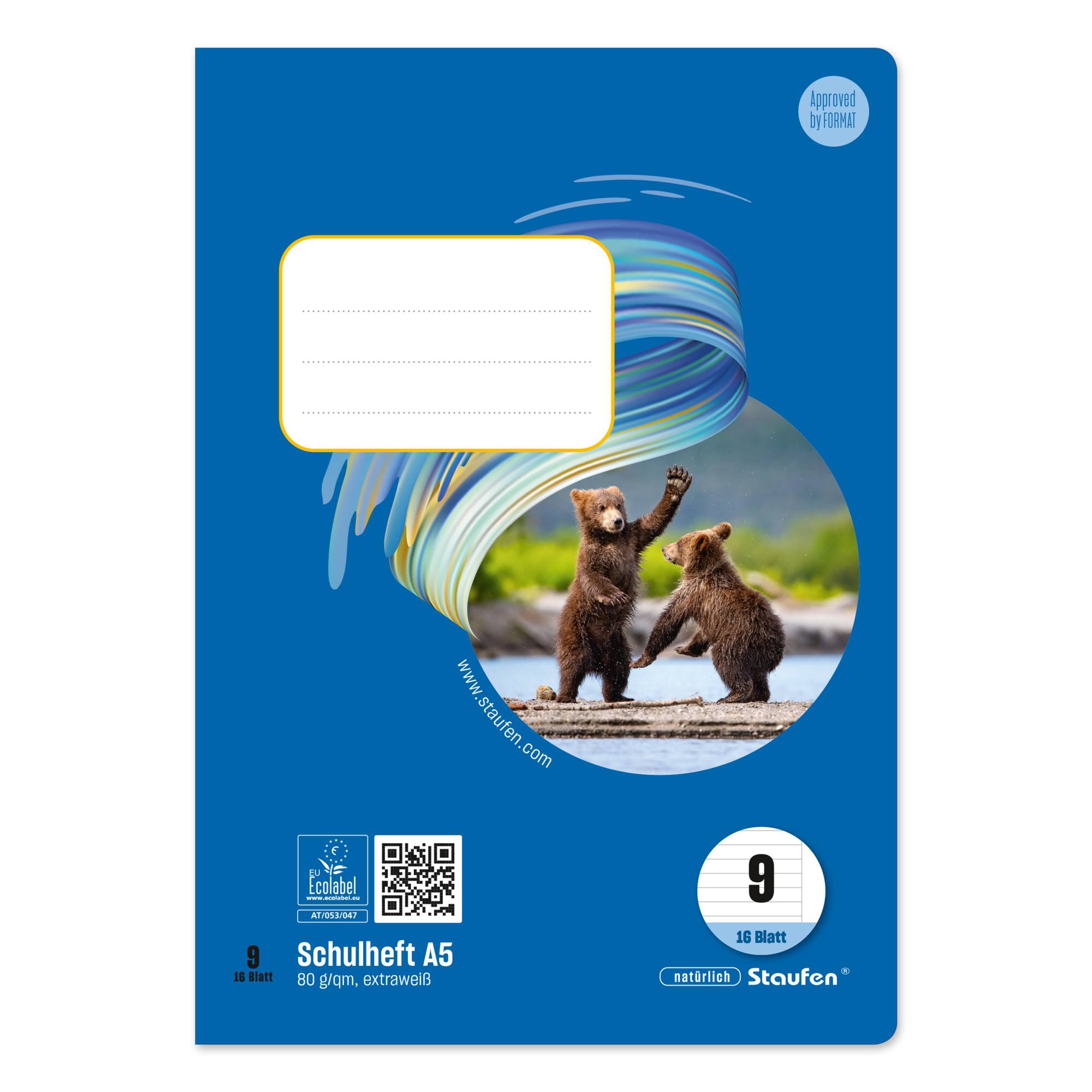 Staufen Schulheft Style 040516009 A5 80g 16Bl Lin9 lin-0