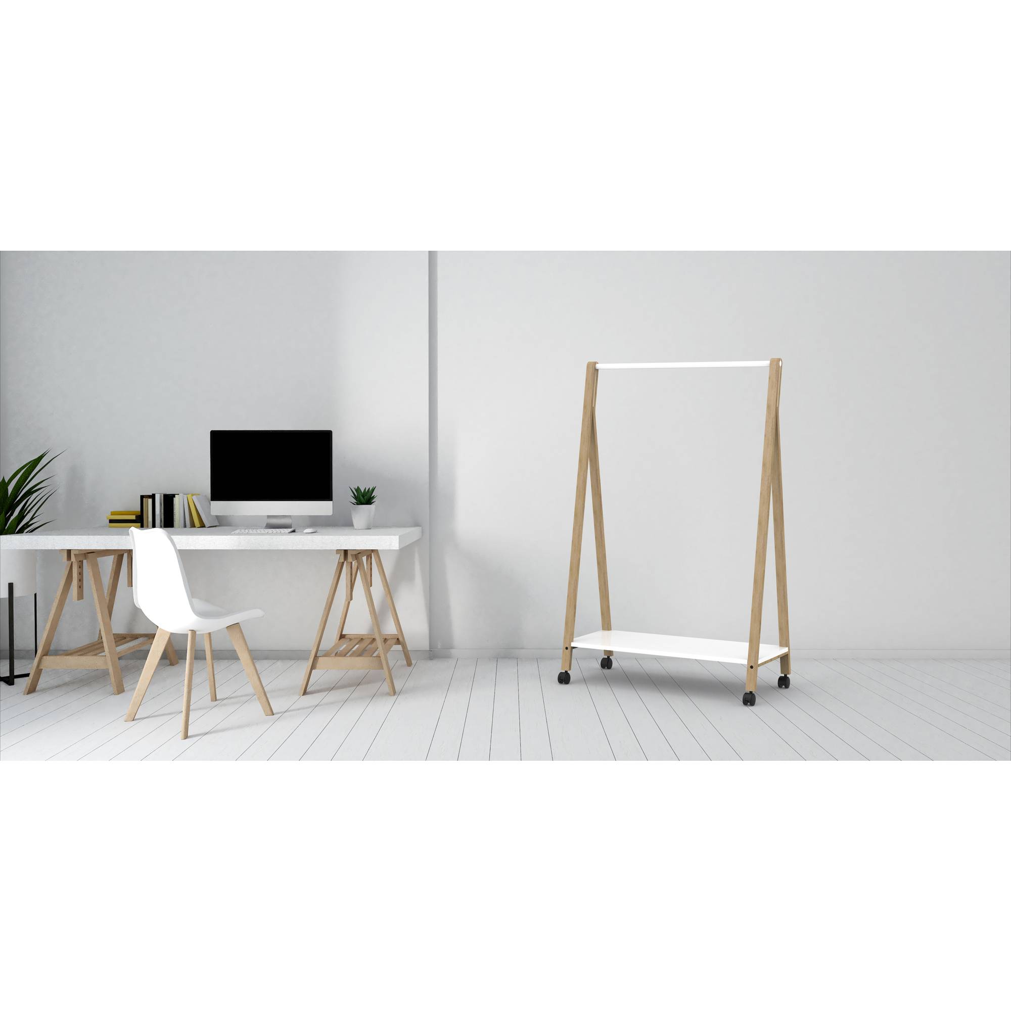 Garderobenständer holz/ws-3