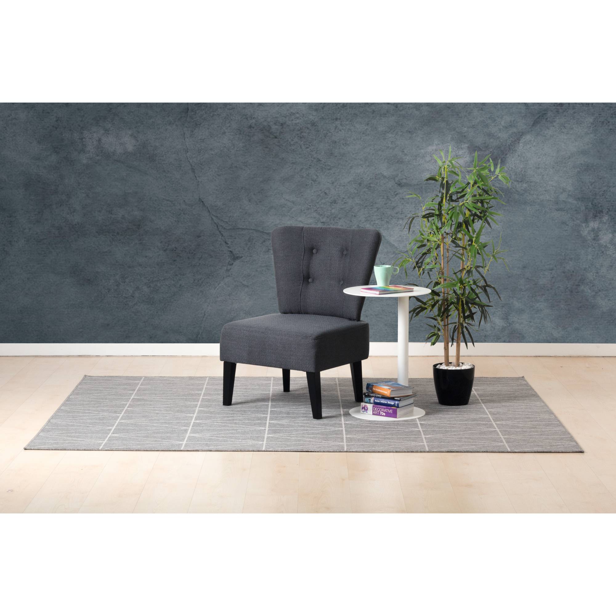 PAPERFLOW Beistelltisch EASYDESK, rund, weiß (74600444)-1