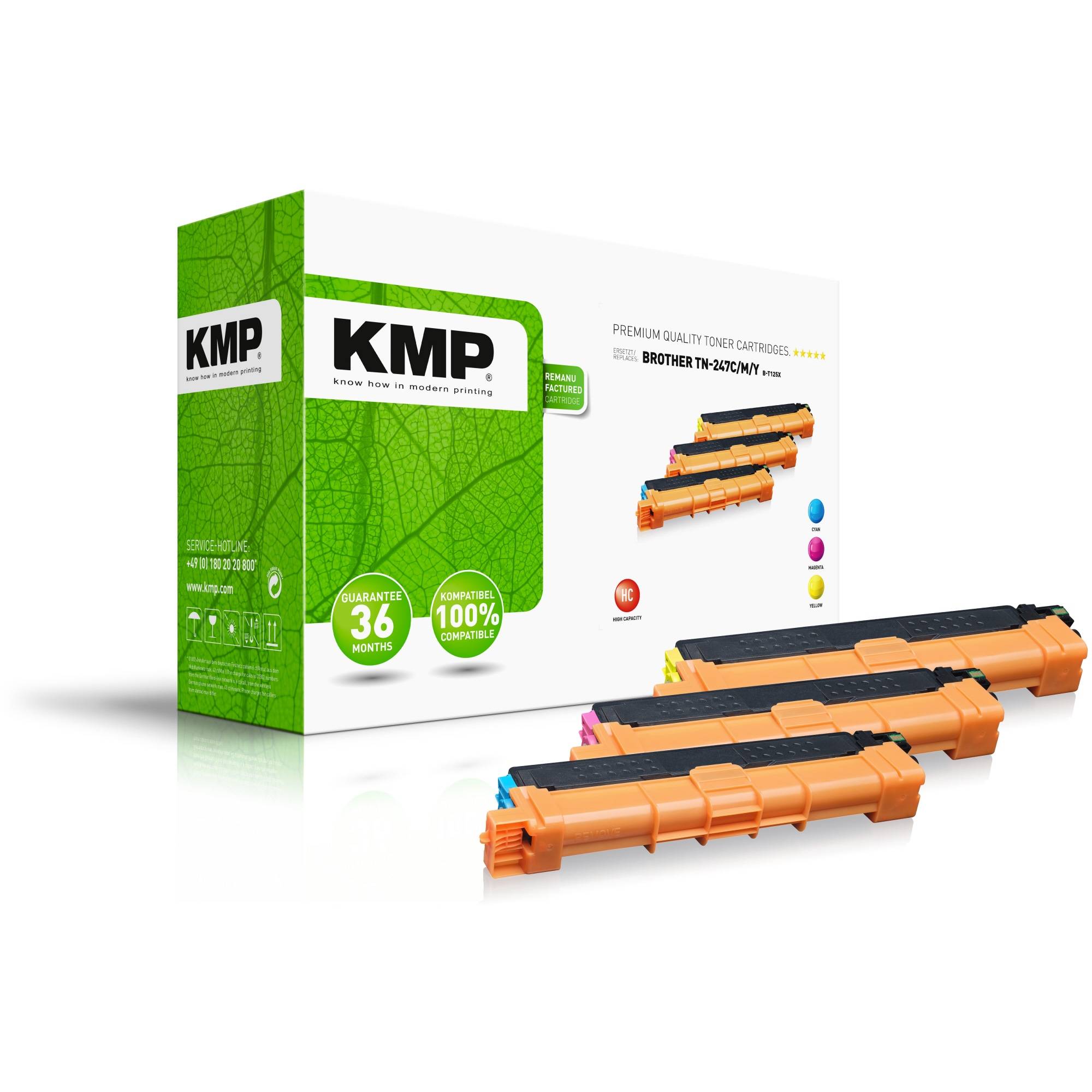 KMP B-T125X - 6900 Seiten - Cyan - Magenta - Gelb - 3 Stück(e)-0