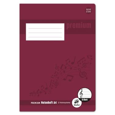 Notenheft DIN A4 8 Blatt