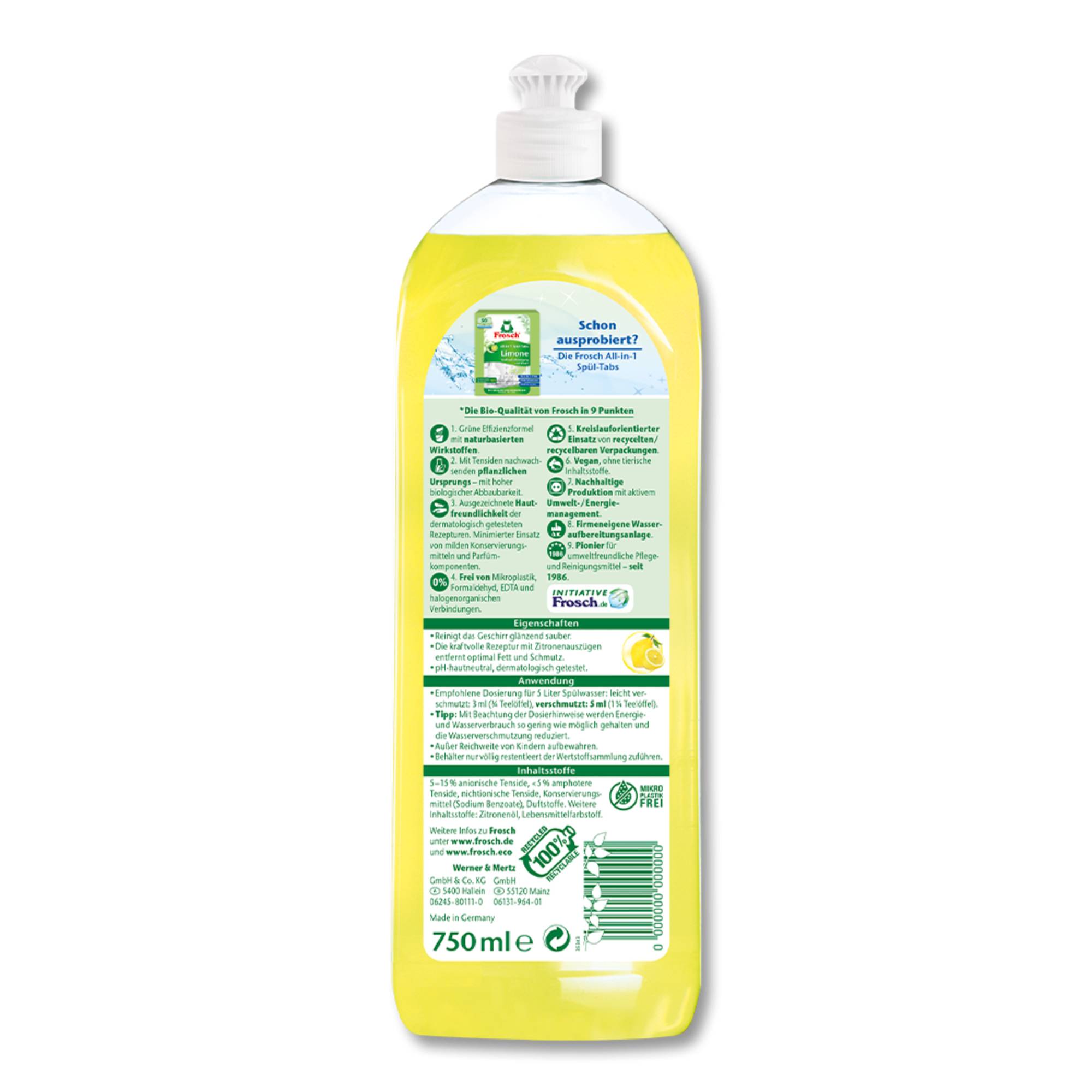 Spülmittel Zitrone fettlösend 116453 750ml-1