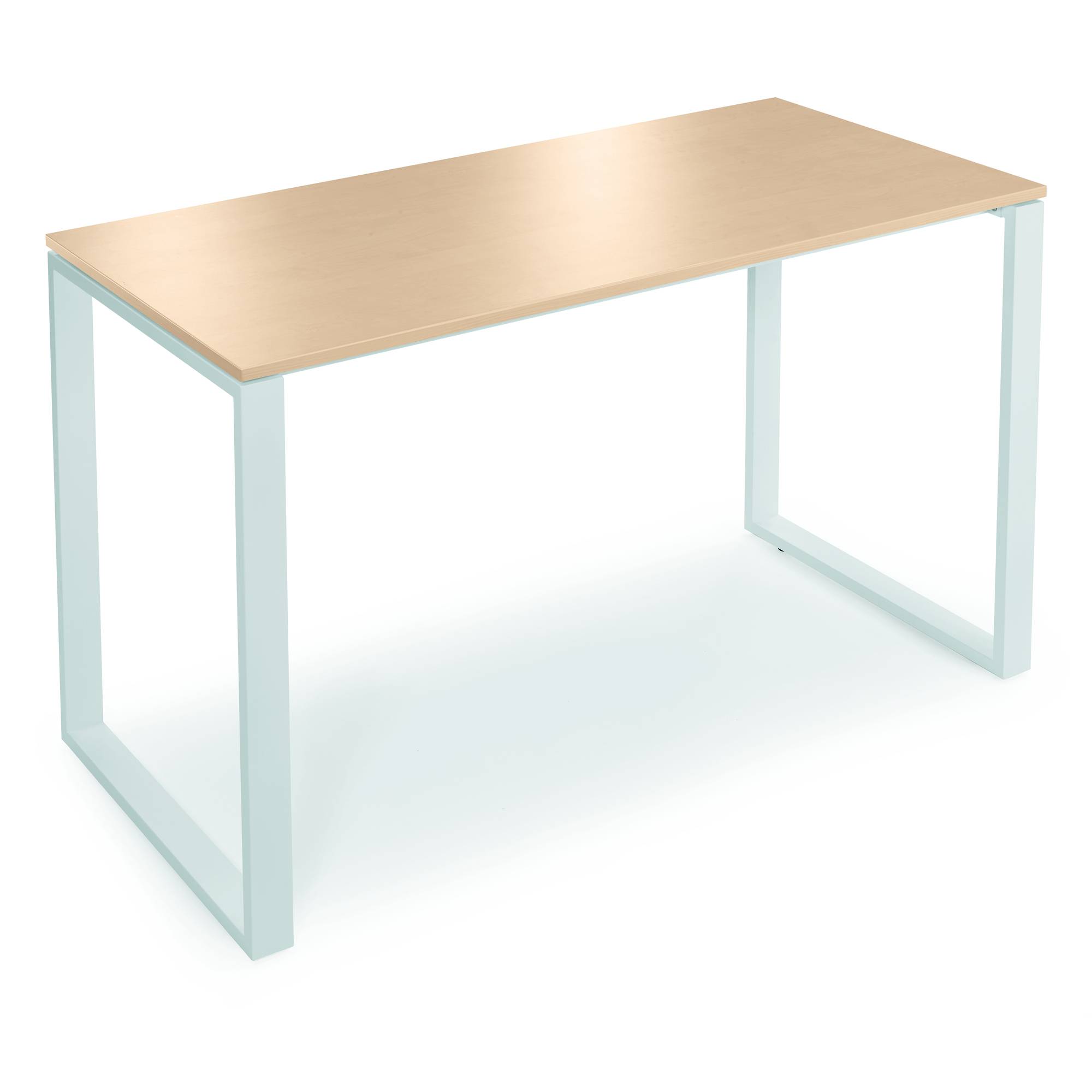 Stehtisch 160x80x110cm Gestell ws Platte ahorn-0