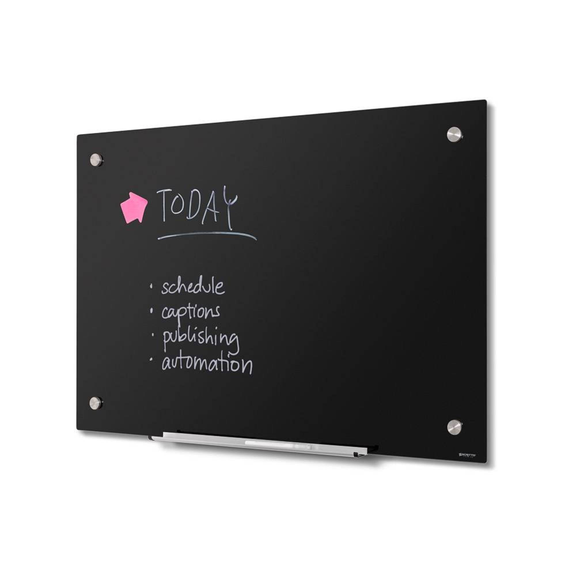 Glasboard Scritto 90x60cm sw-1